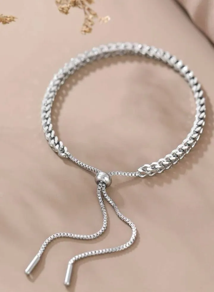 Elegant Silver Plated Bracelet For Women