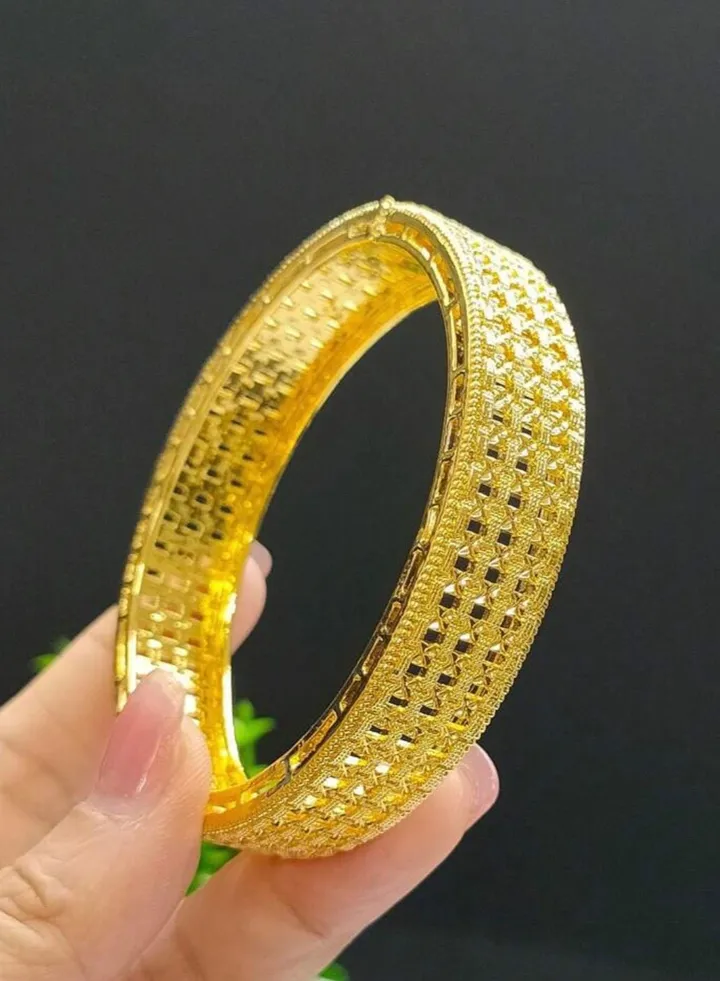 18k Gold Plated Bangle For Women