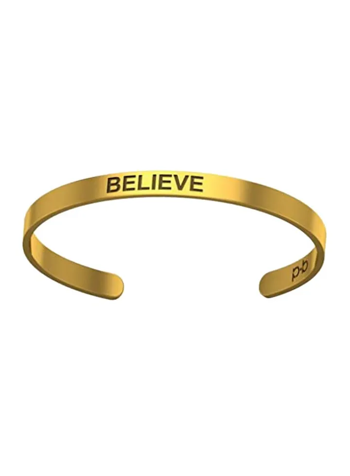 Rose Gold Plated Hope Karma Bangle