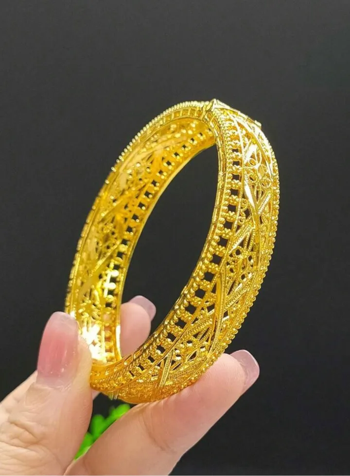 18k Gold Plated Bangle For Women