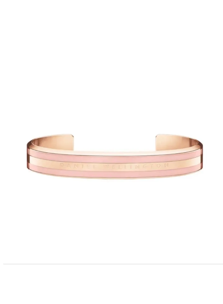 DANIEL WELLINGTON EMALIE TWO-TONE OPEN-ENDED BRACELET