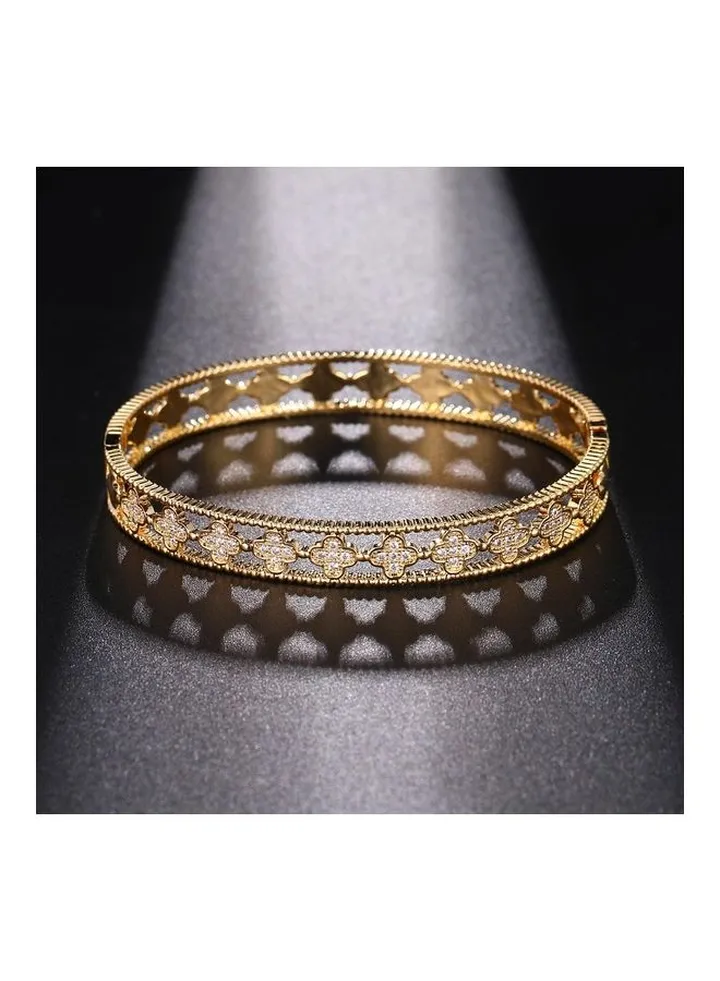 Women Fashion Bracelet Rhinestone Hollow Out Bracelet
