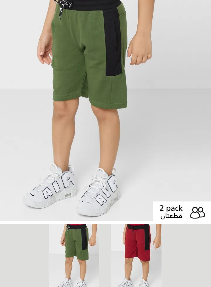 2 Packs Shorts Set For Boys