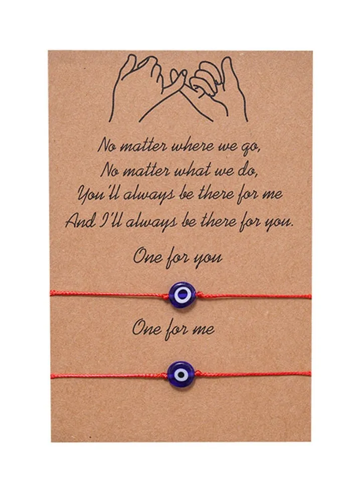 2-Piece Couple Bracelet Set