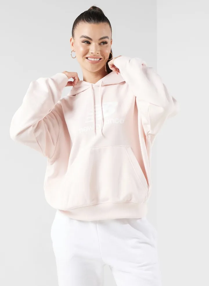 Logo Stacked Hoodie