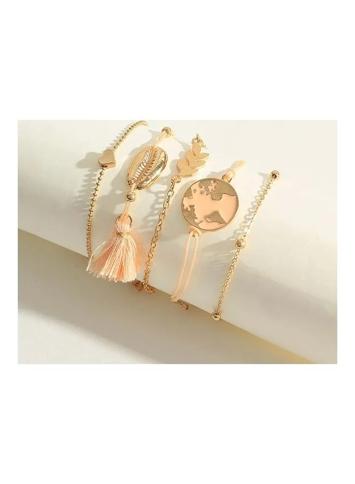 5-Piece Fashionable Bracelets