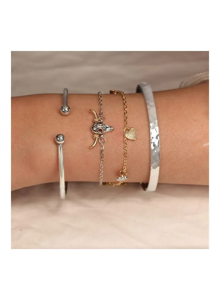 4-Piece Fashionable Bracelet