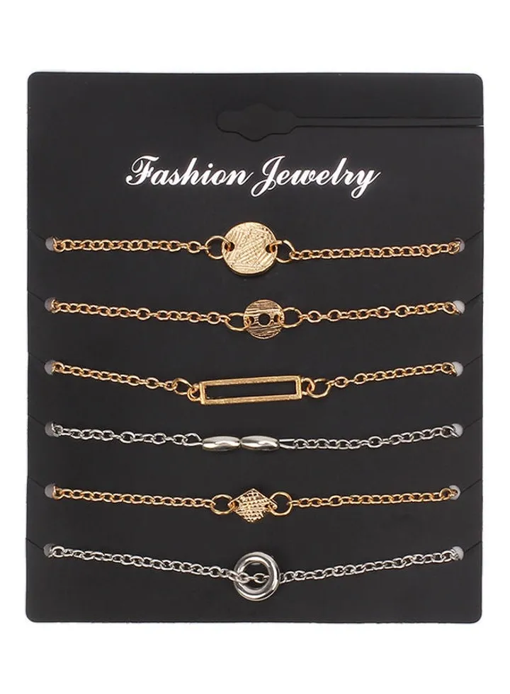 6-Piece Fashionable Bracelets