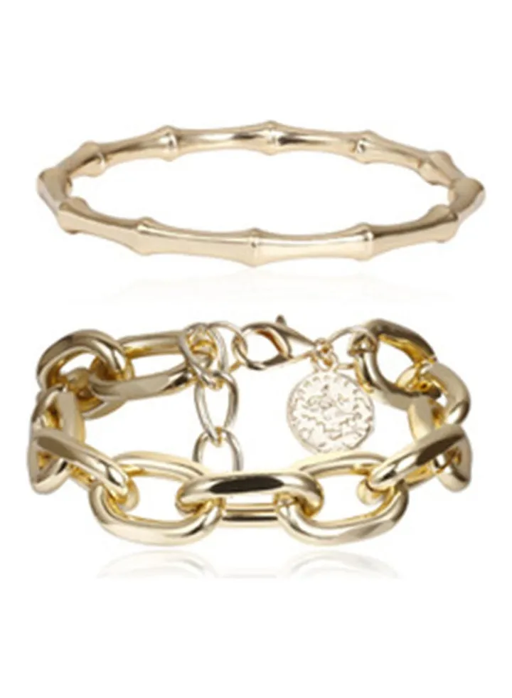 2-Piece Fashionable Bracelet