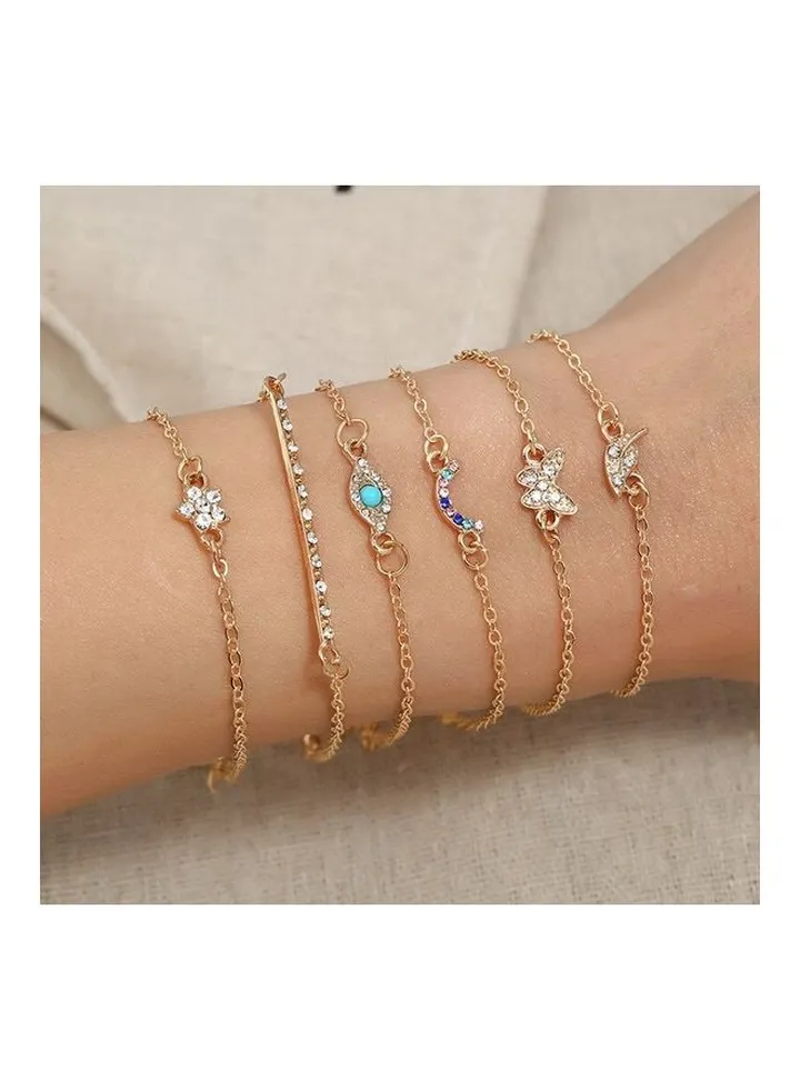 6-Piece Fashionable Bracelets