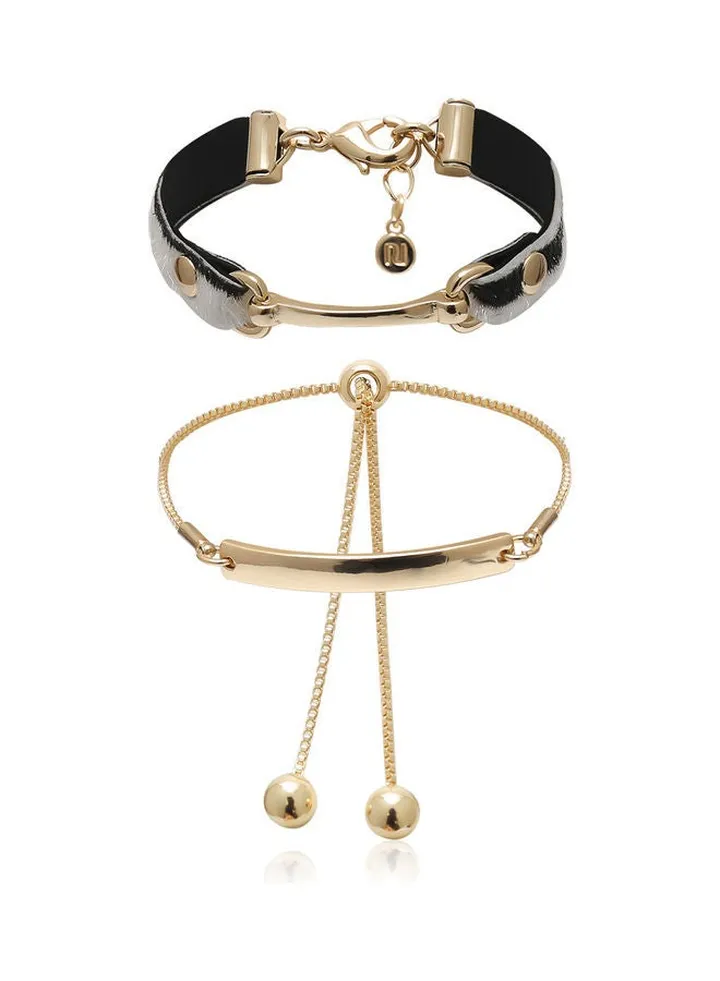 2-Piece Fashionable Bracelet