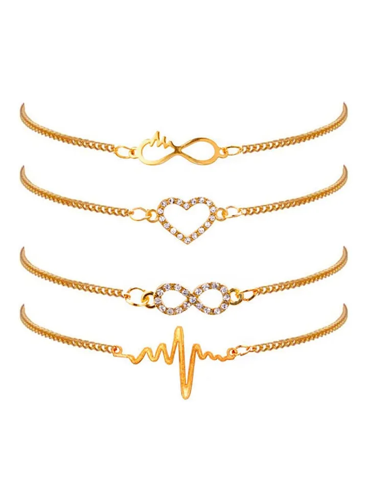 4-Piece Fashionable Bracelet