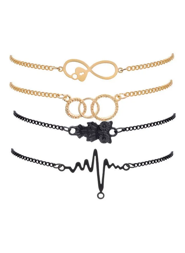 4-Piece Fashionable Bracelet