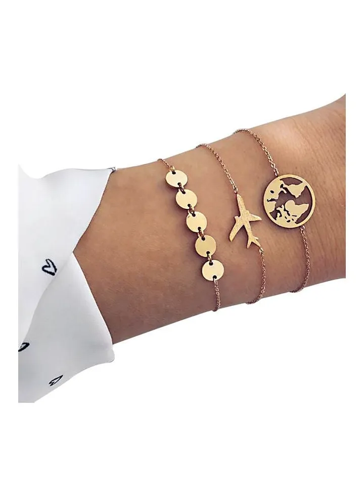 3-Piece Fashionable Bracelet