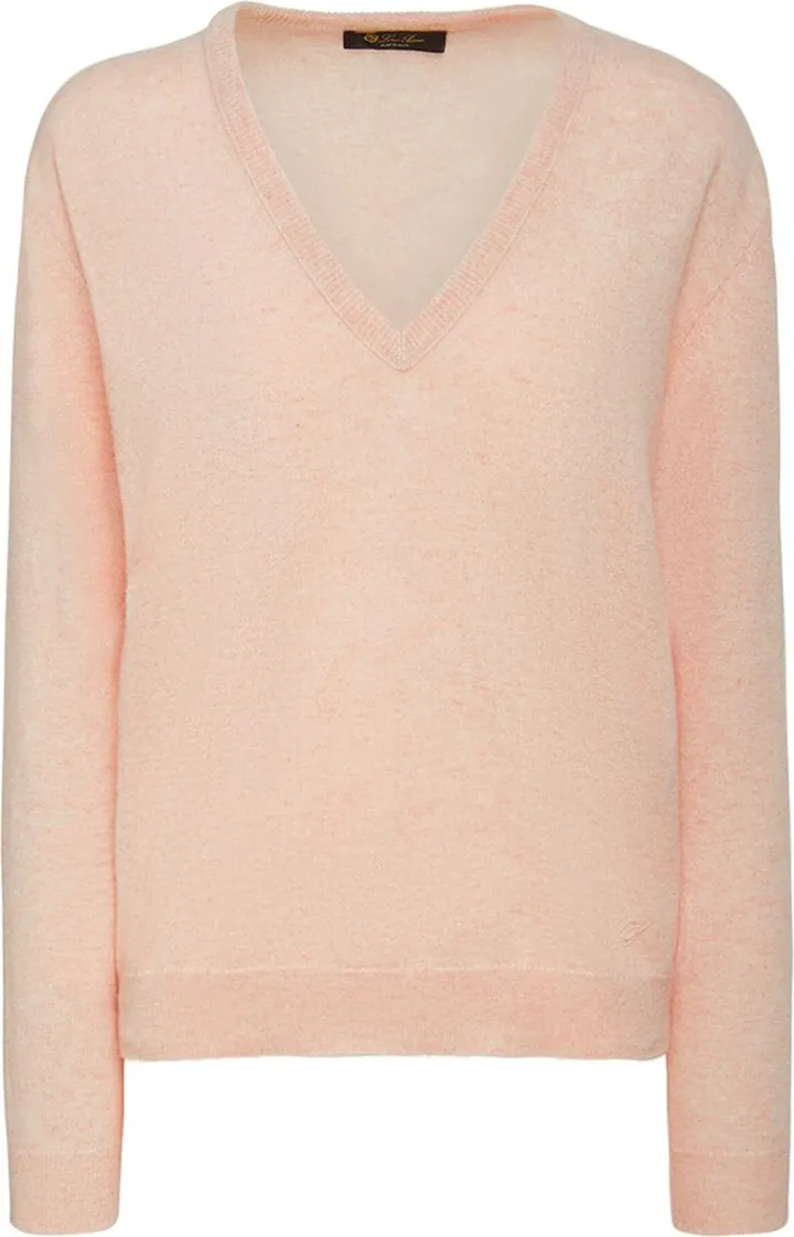 Arona baby cashmere v neck sweater