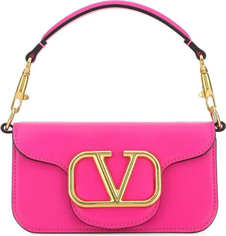 Valentino Locò Logo Plaque Small Shoulder Bag