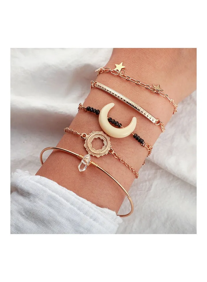 5-Piece Fashionable Bracelets