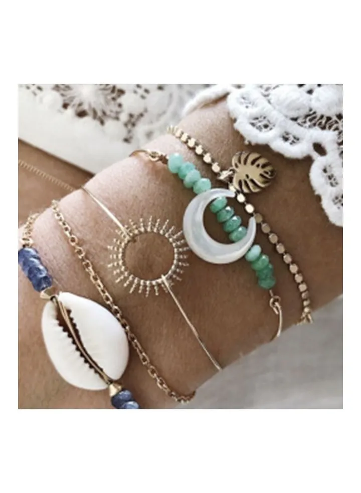 5-Piece Fashionable Bracelets