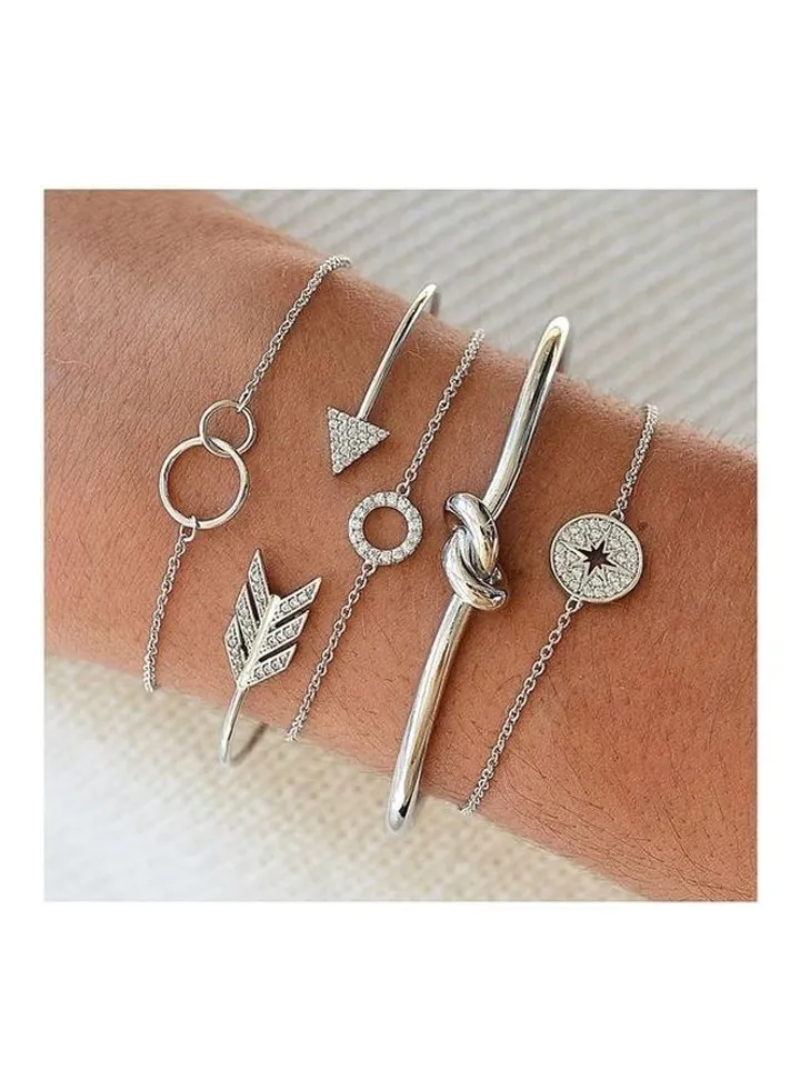5-Piece Fashionable Bracelets