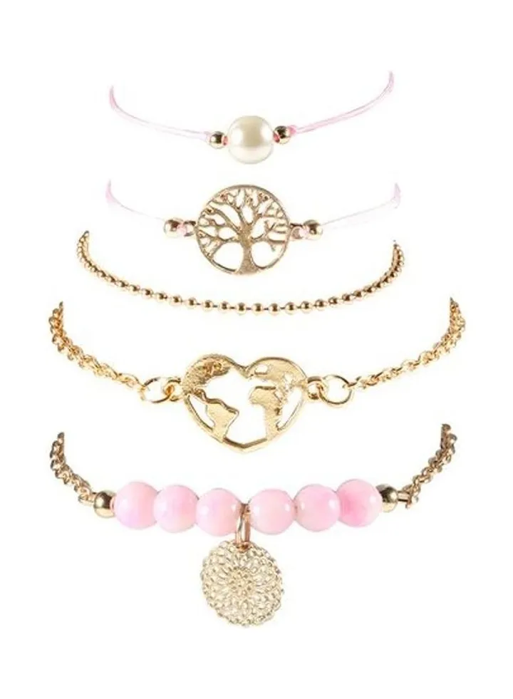 5-Piece Fashion Bracelets