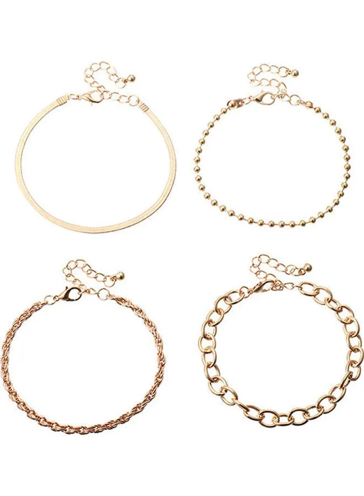 4-Piece Fashionable Bracelets