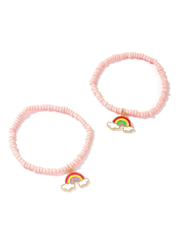 2-Piece Beaded Bracelet