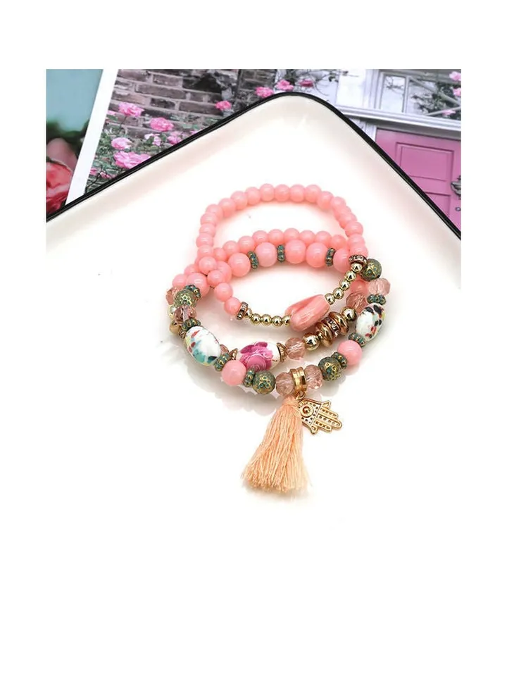 3-Piece Beaded Bracelet