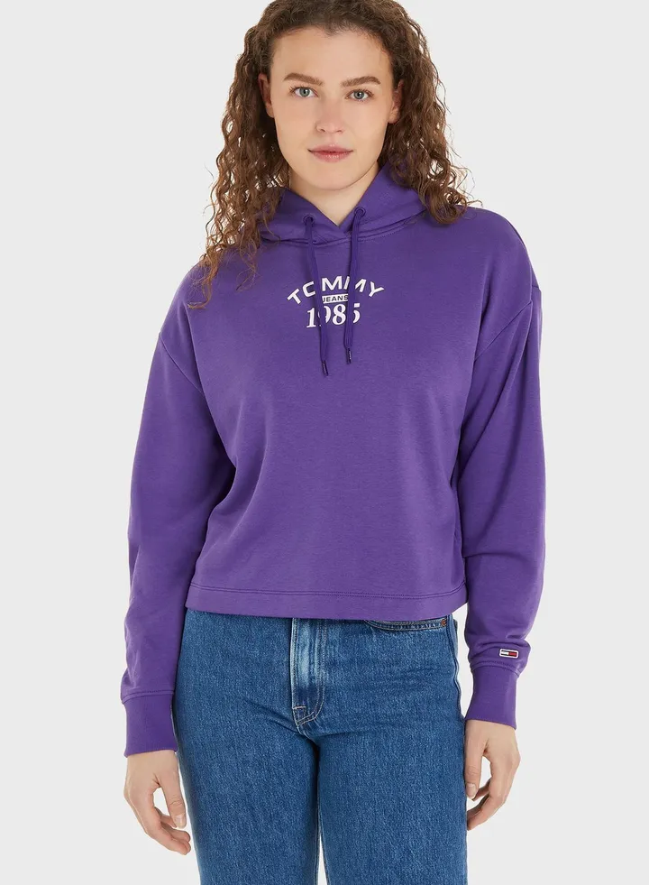 Logo Knitted Hoodie
