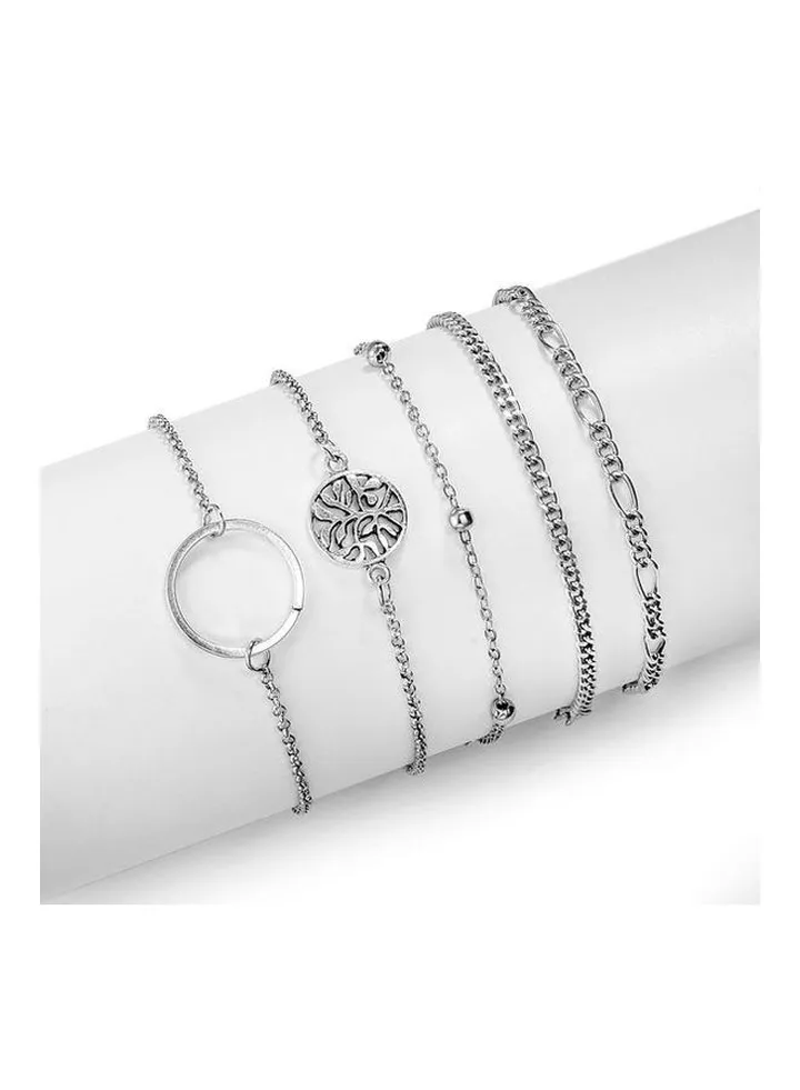 5-Piece Fashionable Bracelets