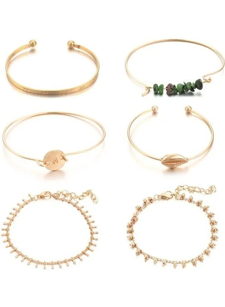 6-Piece Fashionable Bracelet