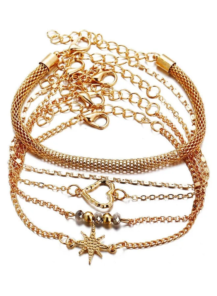 5-Piece Fashion Bracelets Set