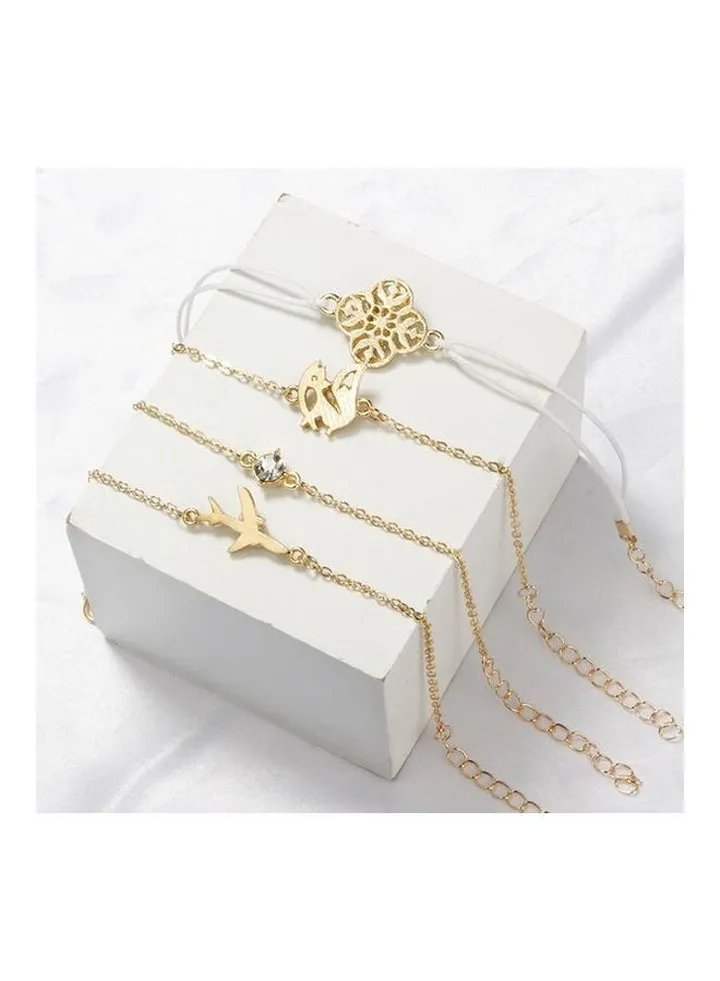 4-Piece Fashionable Bracelets