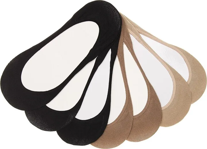 MeMoi Microfiber No Show Liners 7 Pack