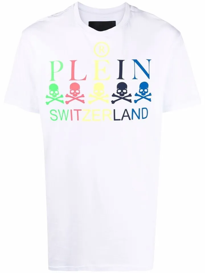 Iconic Plein logo-print cotton T-shirt