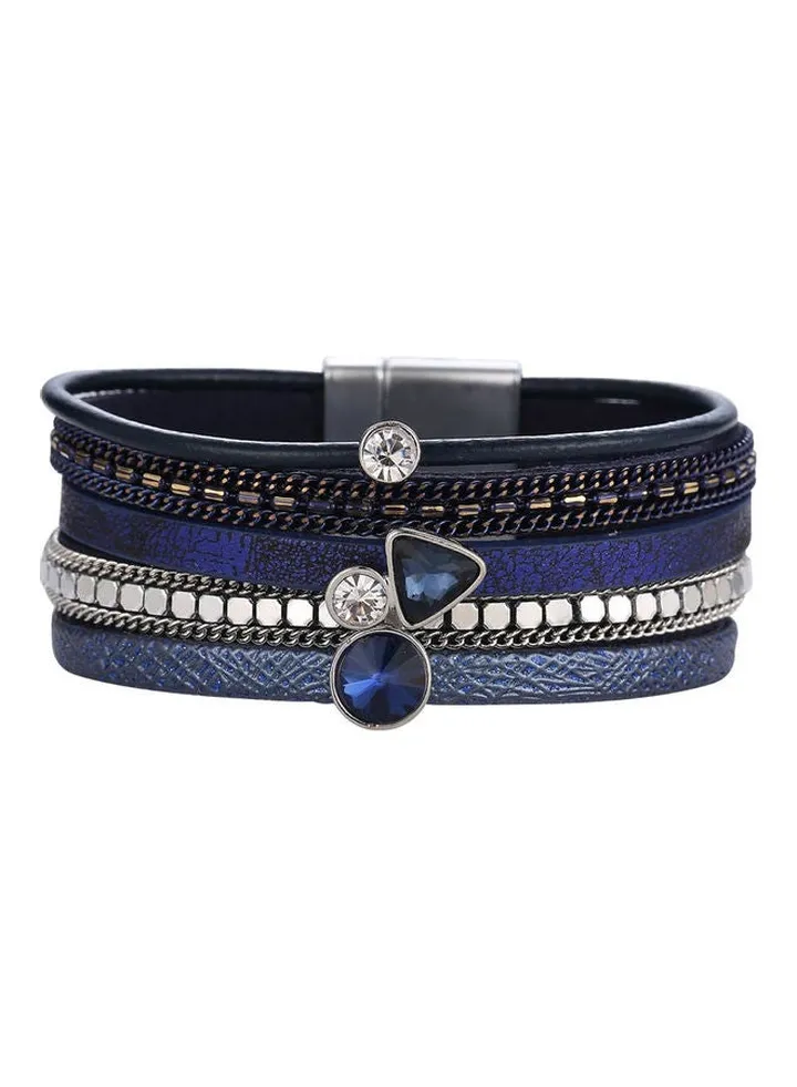 Rhinestone Studded Fashion Bracelet