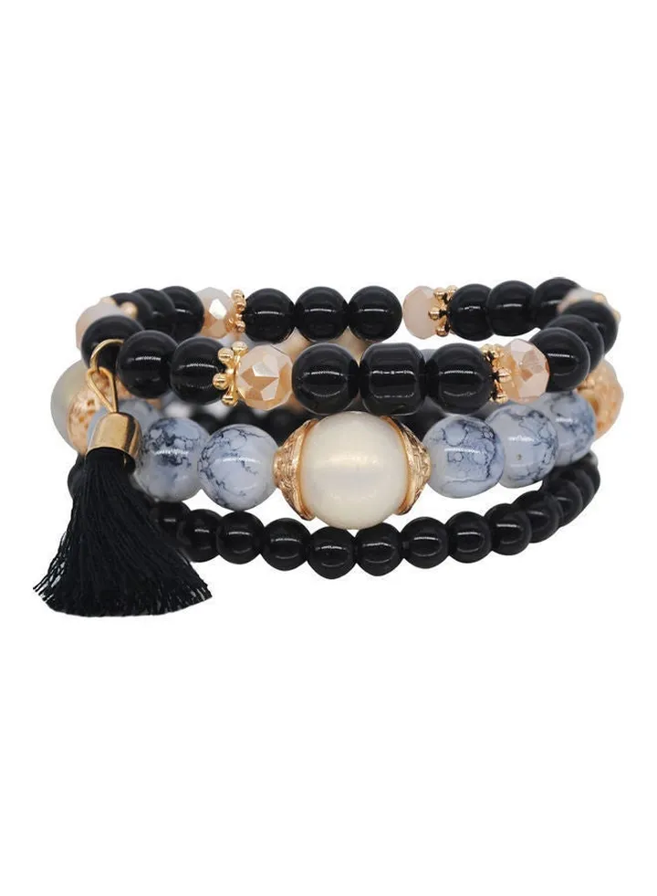3-Piece Beaded Bracelets