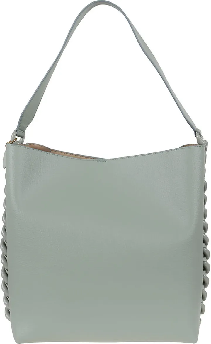 Tote Bag Embossed Grainy Mat & Tonal Chain