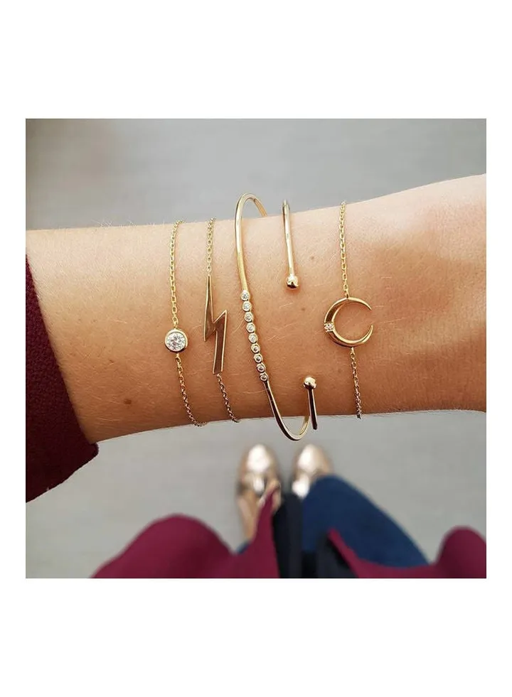5-Piece Fashionable Bracelets