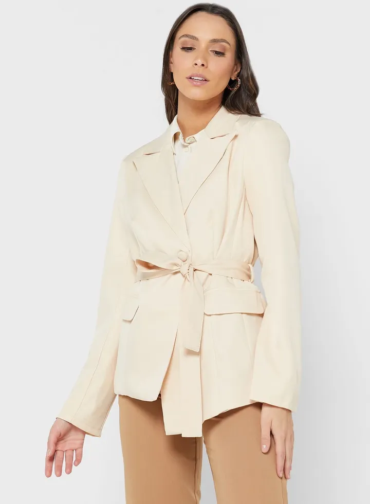 Tie Detail Blazer