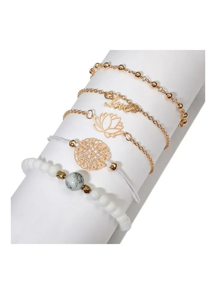 5-Piece Fashionable Bracelets