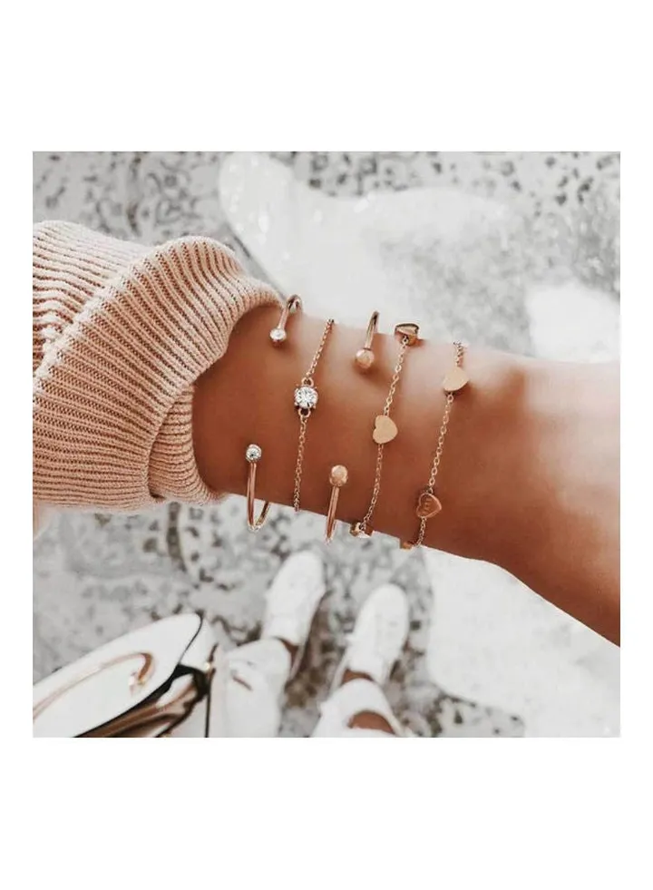 5-Piece Fashionable Bracelets
