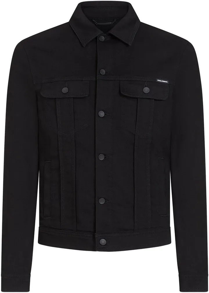 Buttoned-Up Denim Jacket