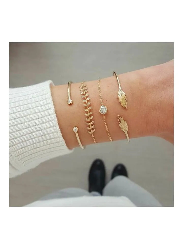 4-Piece Fashionable Bracelets
