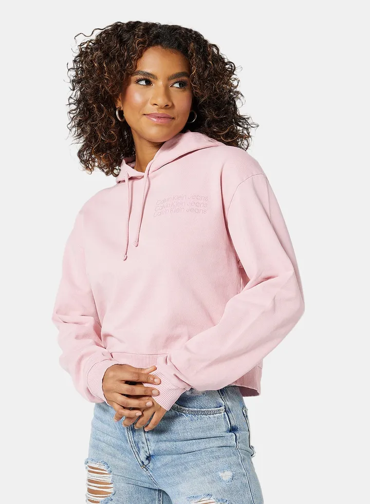 90's Boyfriend Hoodie Pink