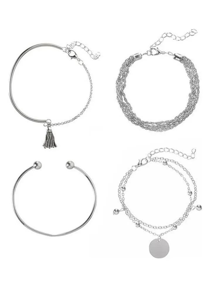 4-Piece Fashion Bracelet Set