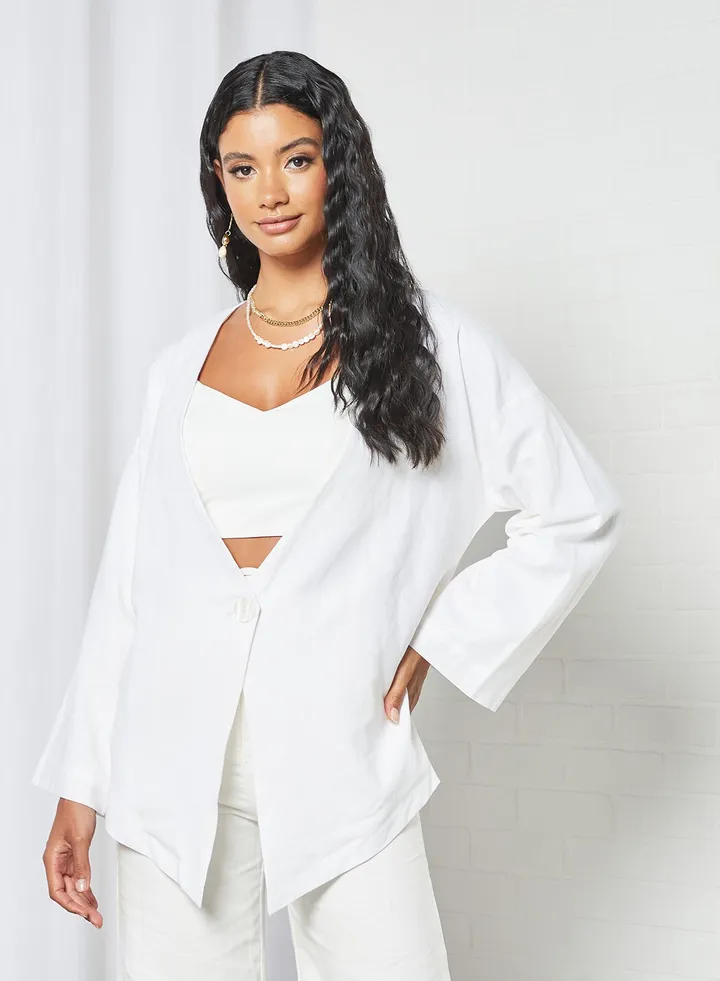 Shelby Blazer White