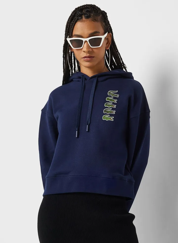 Logo Knitted Hoodie