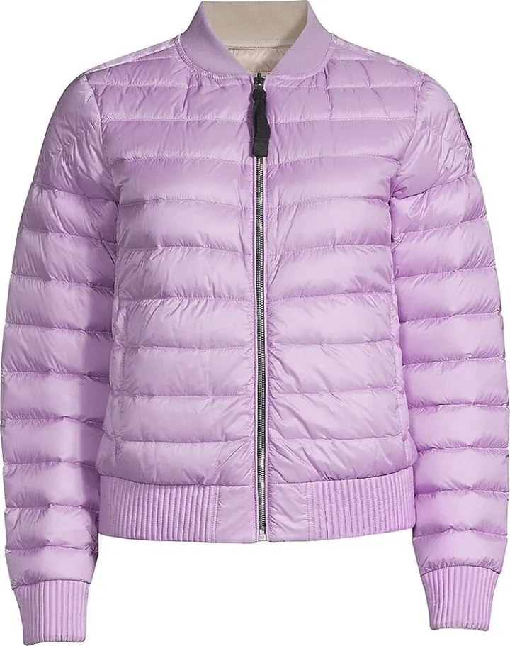 Leila Reverso Down Bomber Jacket
