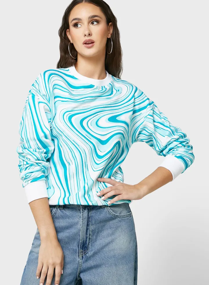 All Over Printed Sweatshirt