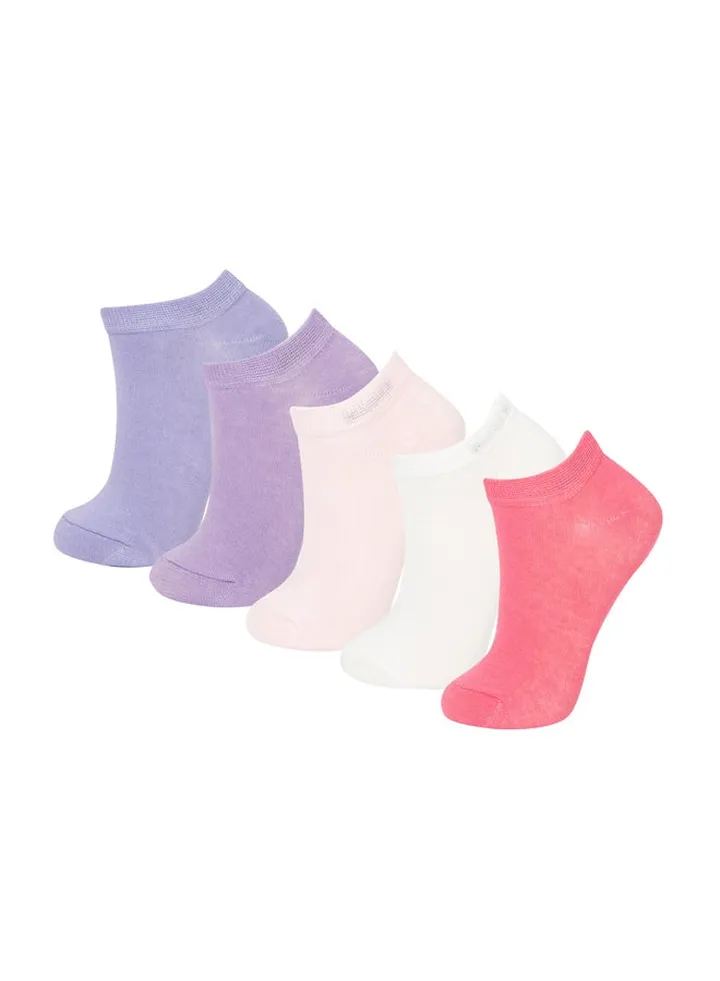 Girl Low Cut Socks - 5 Pack